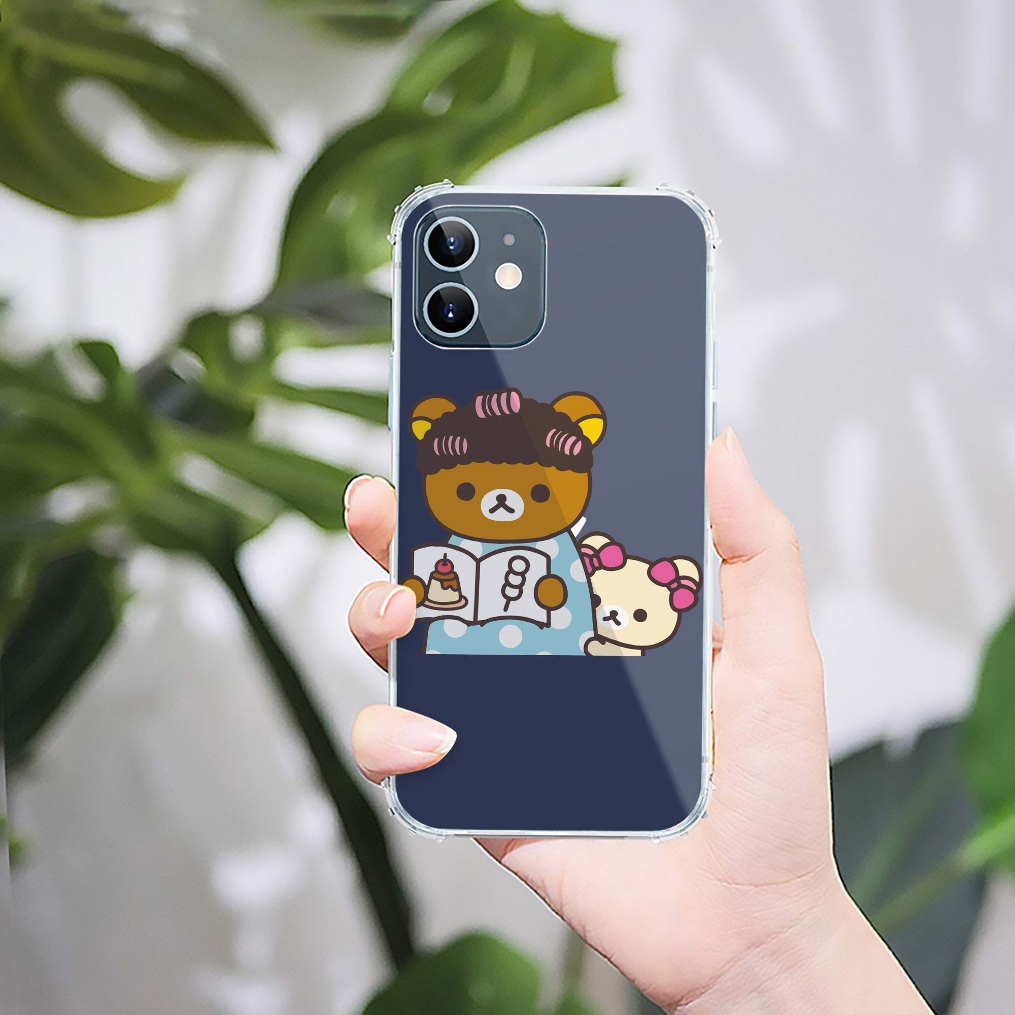（画像用） リラックマ リラックマ キイロイトリ Rilakkuma Korilakkuma Kiiroitori 【iPhone 12シリーズ対応】透明スマホケース（クリアソフトケース）
